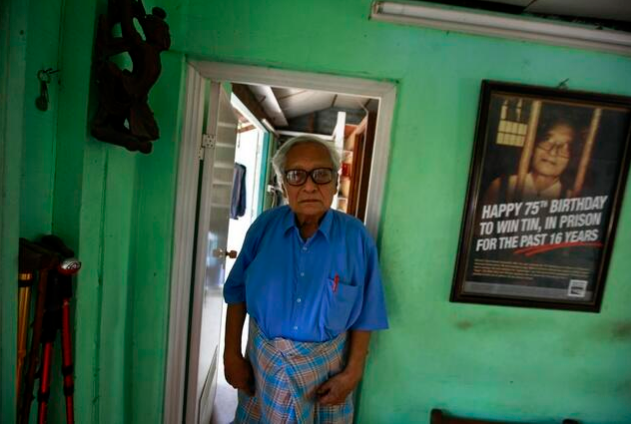 Win Tin, legendary Burmese journalist and activist died last April 21. Photo from @hrw (Human Rights Watch