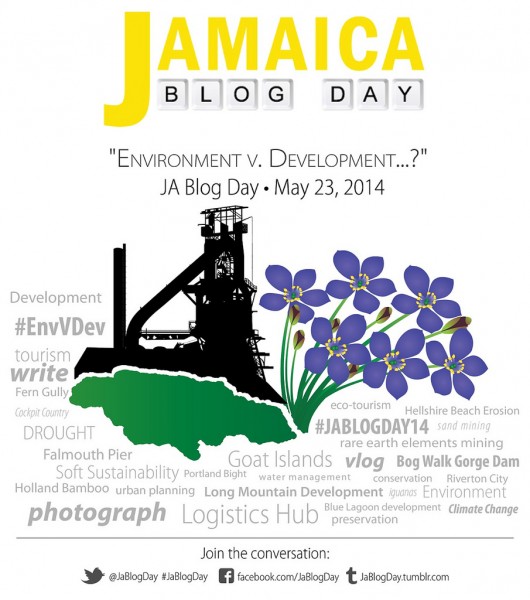 The 2014 Jamaica Blog Action Day logo; image courtesy the event. 