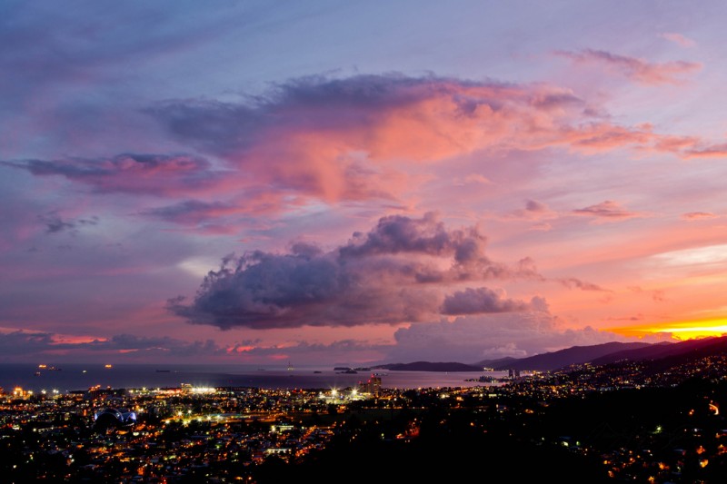 Port of Spain, Trinidad and Tobago Nightscape. Photo by Quinten Questel, used under a CC license. 