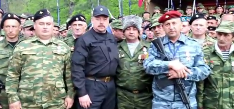 "We are coming to the southeast," declares a Crimean militia. May 2, 2014, YouTube.