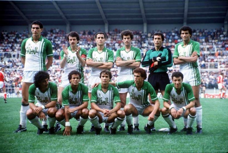 Algeria national football team in 1982 FIFA World Cup via wikipedia Public Domain 
