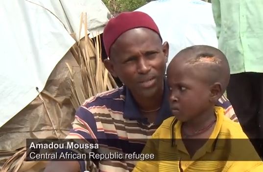 Ibrahim and Amadou - screen capture of UNHCR video on YouTube