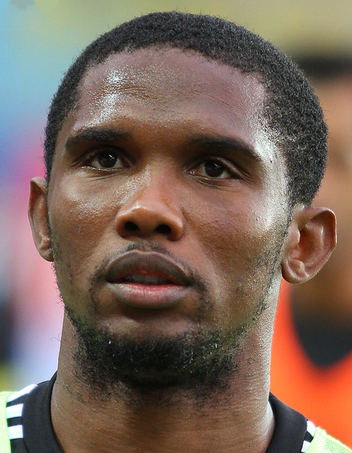 Cameroonian national team captain Samuel Eto'o. Photo released under Creative Commons by  soccer.ru.