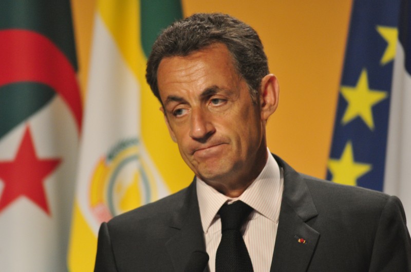 Nicolas Sarkozy during an Afrique-France summit in Nice in May 2010. Photo by Tanguy HUGUES. Copyright Demotix.