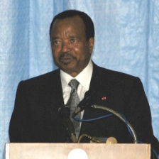 Paul Biya, president of Cameroon - Public Domain 