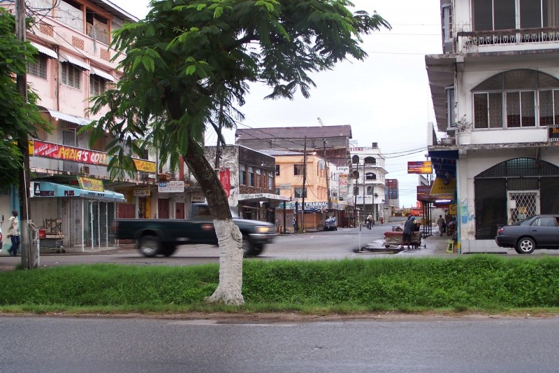 A street in Georgetown, Guyana. Photo from Wikipedia Commons.