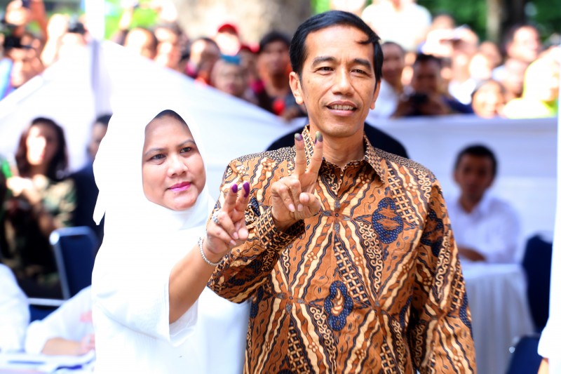Jakarta Governor Joko Widodo or Jokowi is Indonesia's president-elect. Photo by Denny Pohan, Copyright @Demotix (7/9/2014)