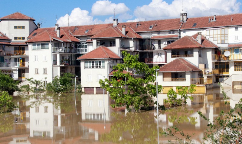 Těžké záplavy v Srbsku. Fotografie z 19. května 2014, autor Aleksandar Levajkovic, zdroj Demotix.
