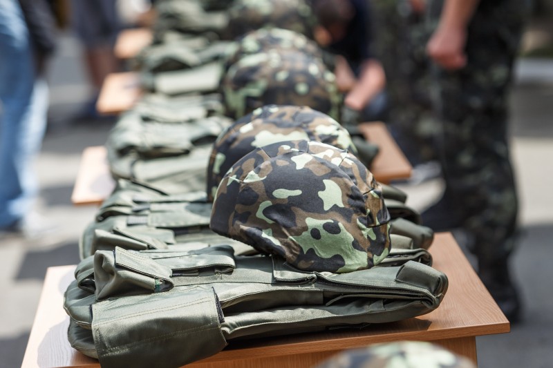 Ukraine sends 145 vests and helmets to ATO fighters in East Ukraine, 10 June 2014, by Oleg Pereverzev. Demotix.