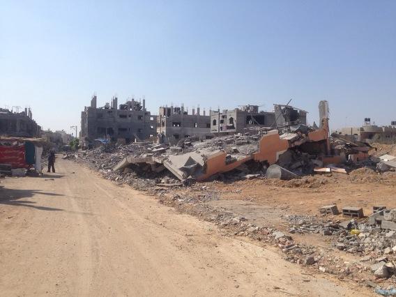 This was Beit Hanoun, Gaza, today - tweets @MaxBlumenthal in the first of a series of photographs he posts on Twitter showing the extent of the damage he witnessed 