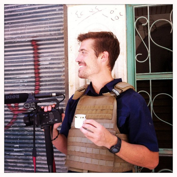 James Foley, reportedly beheaded by the ISIS today as a message to the US to stop its intervention in Iraq. Photo credit: Nicole Tung