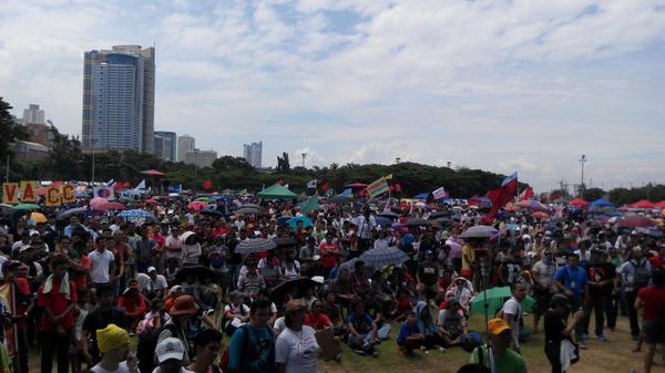 Luneta rally, view from the stage. #SignUpVsPork #abolishpork 