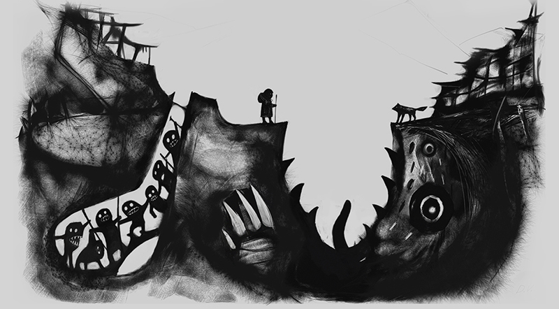 Image from the Never Alone (Kisima Inŋitchuŋa) video game.
