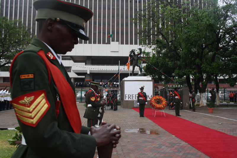 Fête nationale de la Zambie l'année dernière à Lusaka. 24 octobre 2013, photo par Owen Miyanza. Demotix.