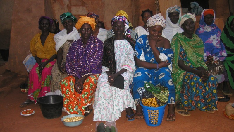 Bobo Vendors in Burkina Faso - Public Domain 