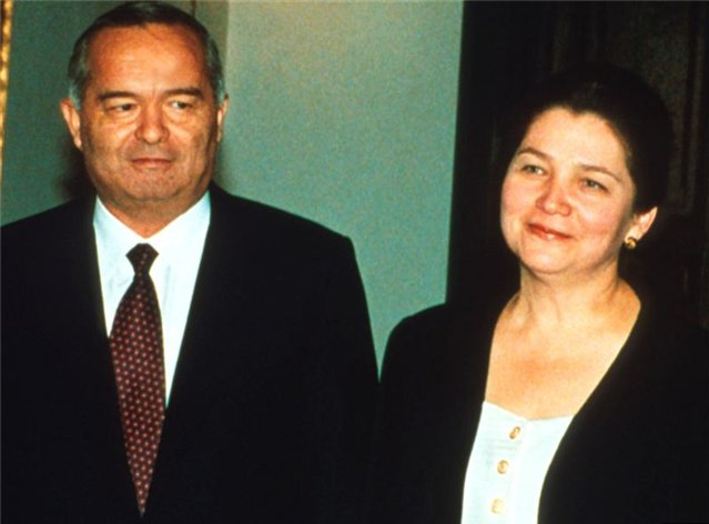 An old photo of Uzbek President Islam Karimov and his wife Tatiana. Widely shared.
