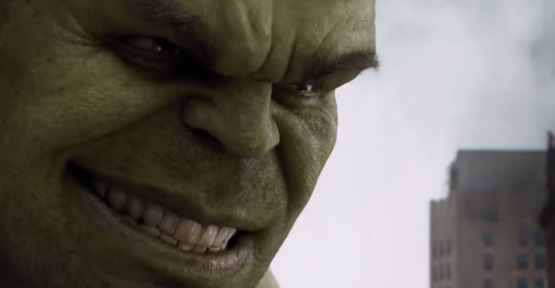 Mark Ruffalo's The Hulk, from The Avengers. YouTube screen capture.