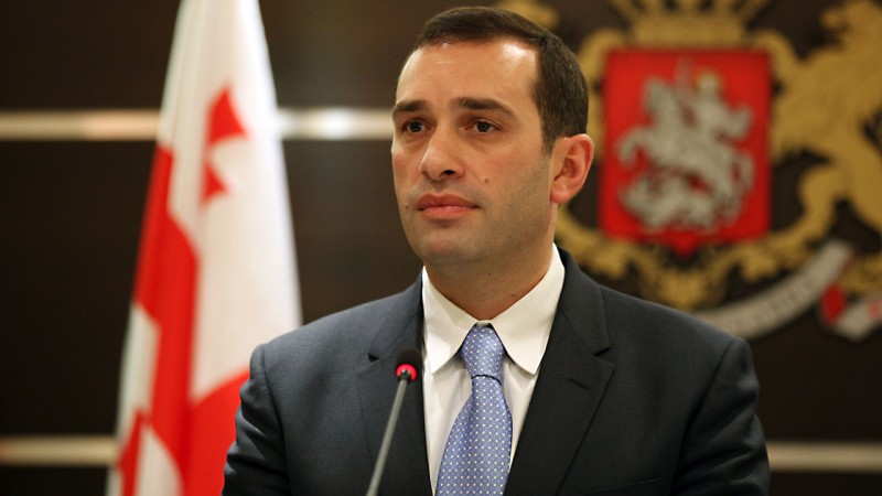 Sacked Defence Minister, Irakli Alasania in October this year. Image: Georgian Ministry of Defence.