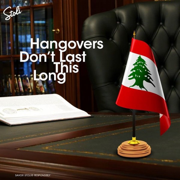 "Hangovers don't last this long," jokes a local Lebanese vodka maker 
