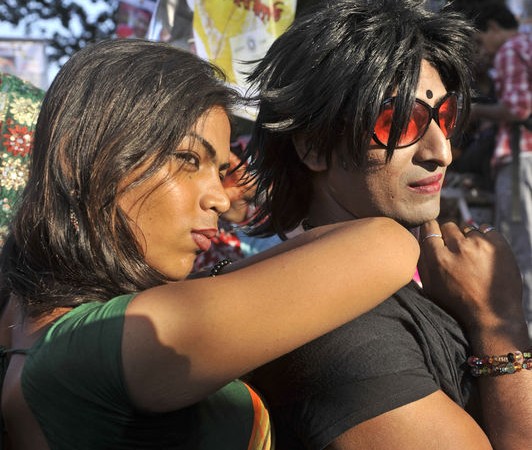 Celebrating Hijra Pride Parade. Image by Mohammad Asad. Copyright Demotix (10/11/2014)