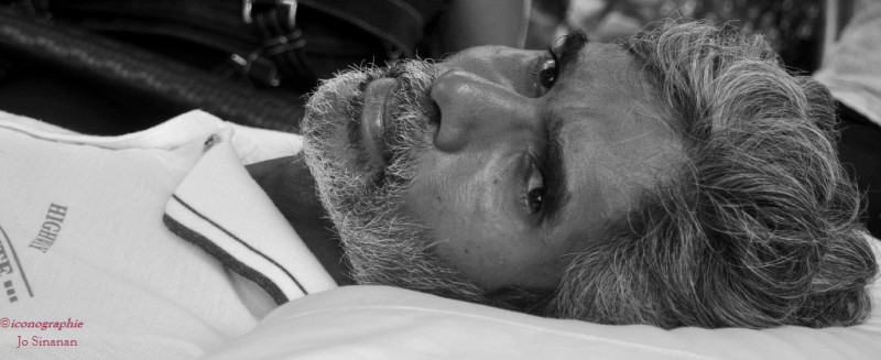 Steel Will - Dr. Wayne Kublalsingh on Day 21 of his initial hunger strike in 2012. Photo by Jolynna Sinanan, used with permission. 