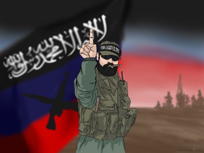 Image from the Vkontakte community "Islamic State of Donbass and Lugant."
