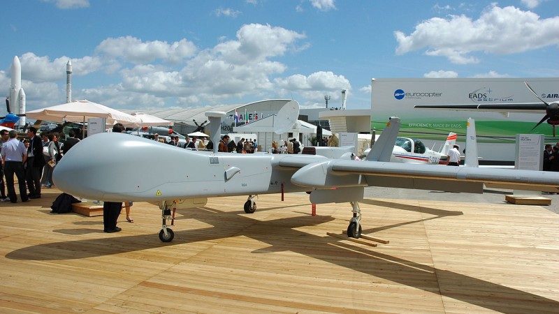 HARFANG Drone in France via Calips on wikipmedia commons - CC-BY-3.0