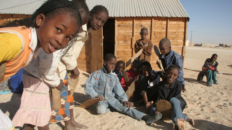 School children in Mauritania via wikipedia CC BY-SA 2.0