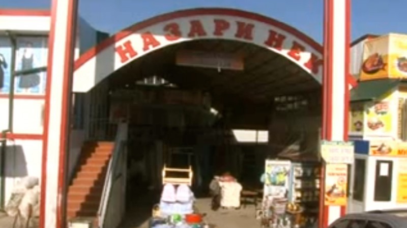 The Nazari Nek bazaar was the scene of an alleged murder of two orphans that turned to thievery. Screenshot from YouTube video uploaded January 20.