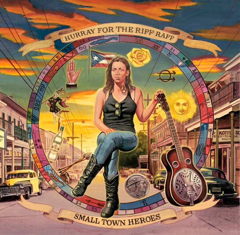 La copertina di “Small Town Heroes”, il nuovo album del gruppo.