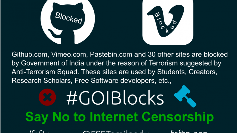 Say No to Censorship. #GOIBlocks