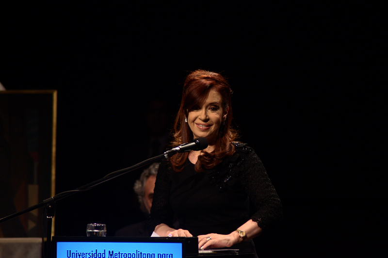 Argentine President Cristina Kirchner in Buenos Aires, May 16, 2013, photo by Filippo Fiorini, Demotix.