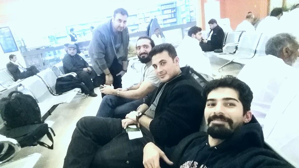 First stop Islamabad Airport. We are off to play at one of the world's biggest music festivals, South by Southwest ‪#‎SXSW‬ in Austin, Texas!. Posted on the Khumariyaan Official Facebook page. 