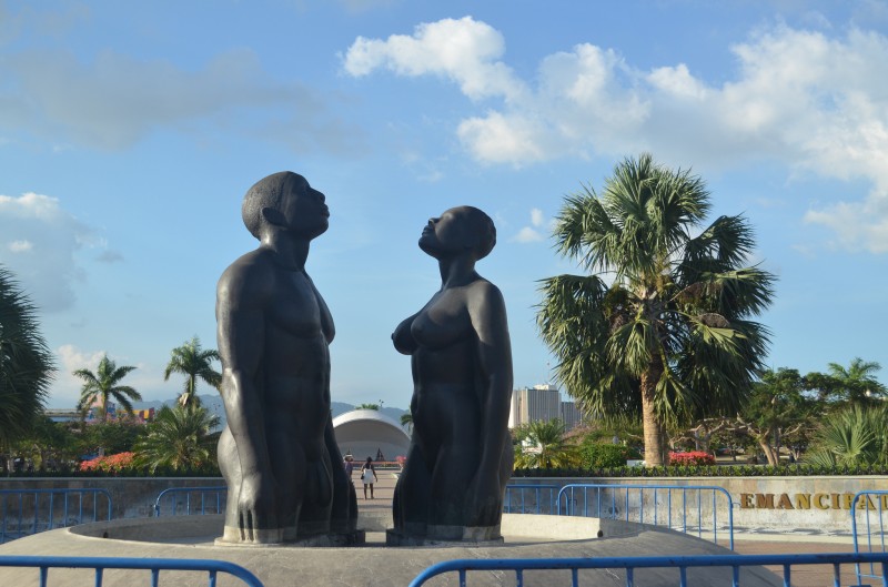 Emancipation Park in Kingston, Jamaica; photo by Kent MacElwee, used under a  CC BY-NC-ND 2.0 license. 