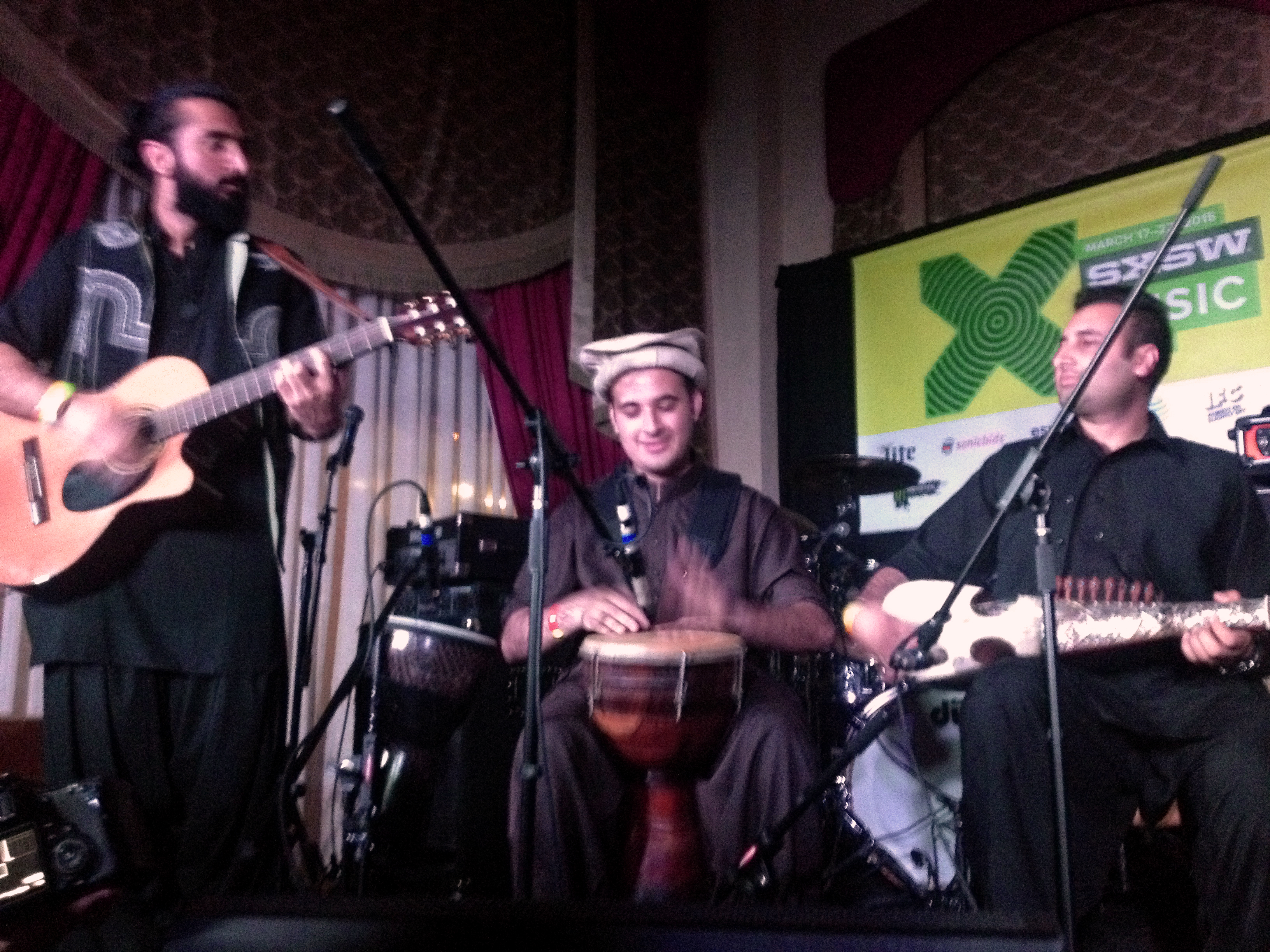 Khumariyaan performing at the Pakistan Showcase at SXSW, March 19, 2015. Photo by author Henna Tayyeb. Used with permission. 