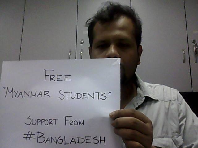 Support from Bangladesh. Facebook page of Anik Rahman