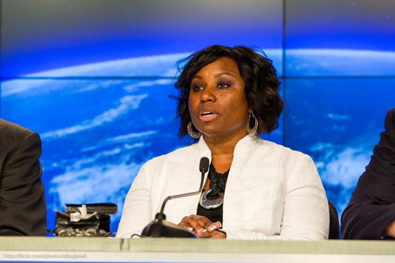 Camille Alleyne, NASA International Space Station Program Science Office; photo by Jared, used under a CC BY-NC 2.0 license. 
