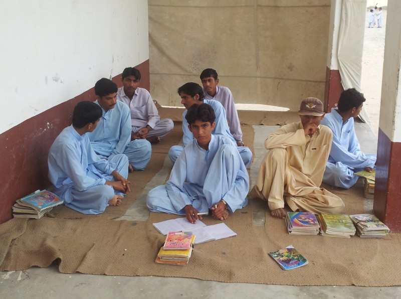 Kapri Muhallah School, Surbanda: A view of Class 8