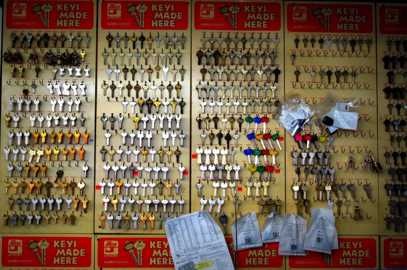 Wall of keys. Photo by Robert via Flickr (CC BY 2.0)