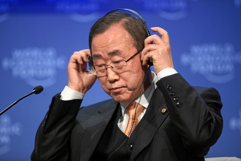 Who is Ban Ki-Moon answerable too? Wikipedia image.