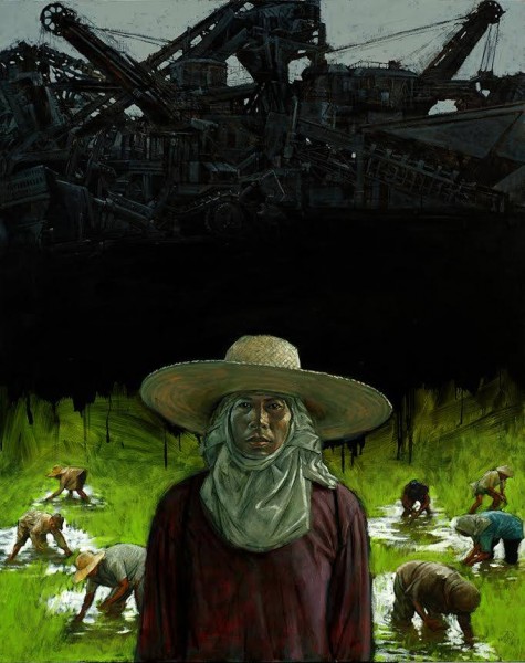 無題,油畫, 2012.