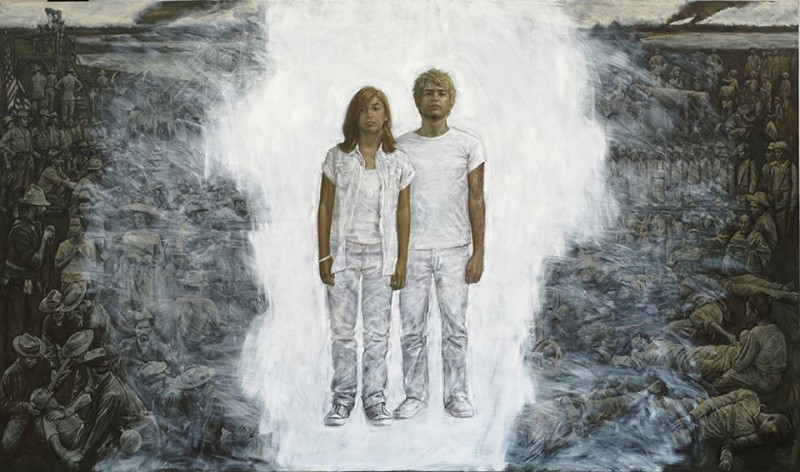 الرصاص الأبيض. زيت على قماش، 2011.