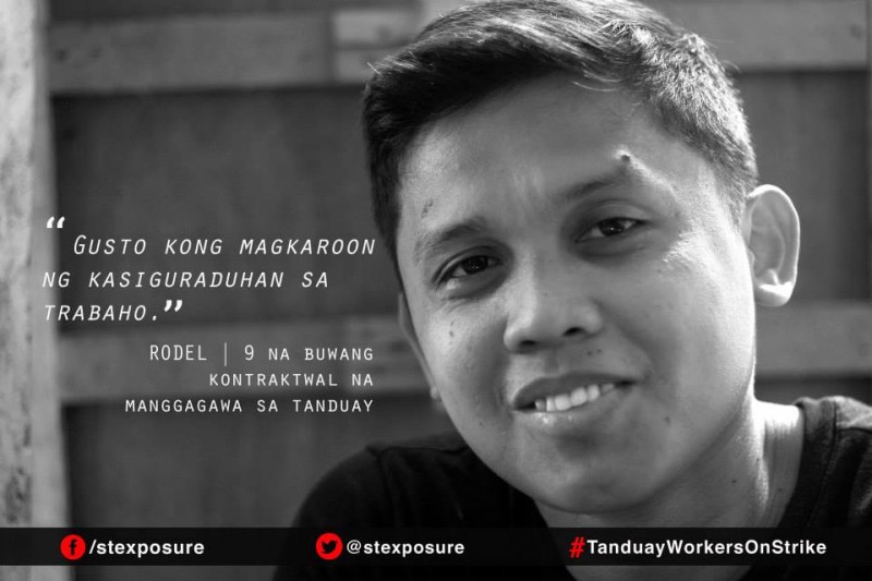 “I like to have job security.” - Rodel | 9-month contractual worker in Tanduay