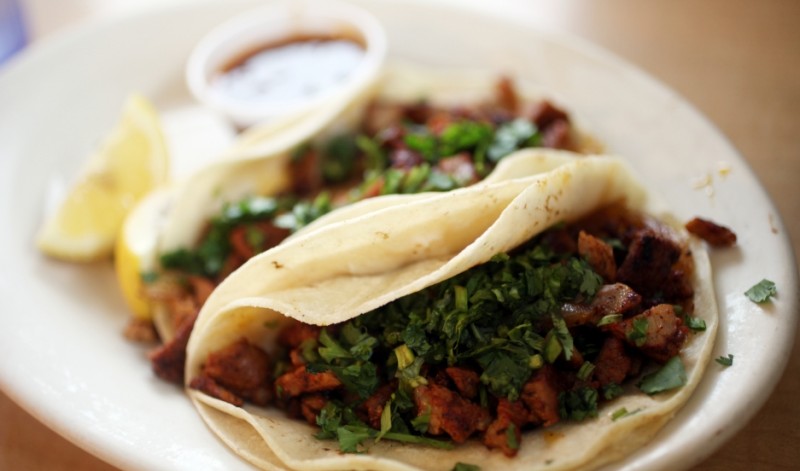 Tacos al pastor from Carmela's Mexican Restaurant in Beaumont, Texas. Credit: Randy Edwards/CC BY-NC-ND 2.0