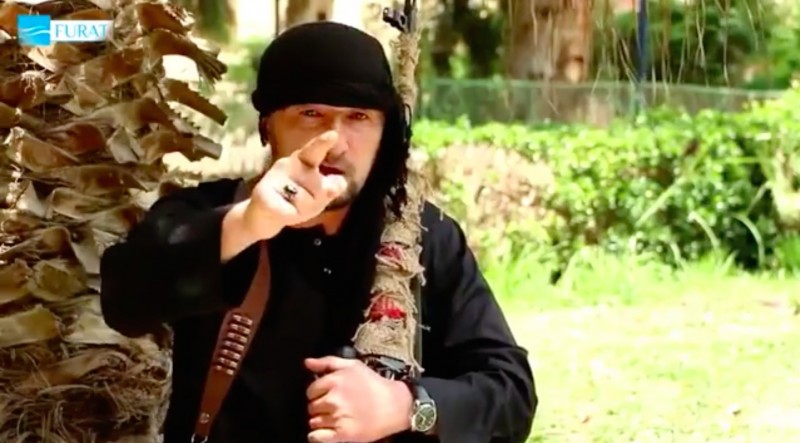 Halimov en un vídeo de ISIS.