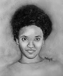 A  quick drawing of Mahlet Fantahun by Melody Sundberg