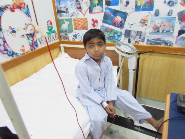 Another Thallasemia patient in Civil Hospital, Gwadar