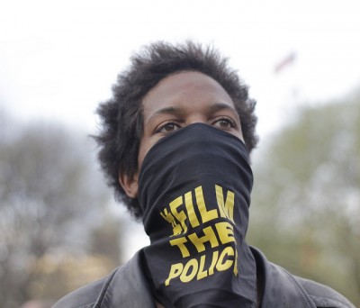 Activists are calling for greater accountability for police, including by filming them. Source: Flickr user Timothy Krause