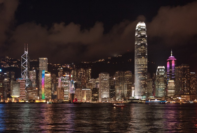 Hong Kong Skyline by Flickr Jens Schott Knudsen. CC: NC-AT