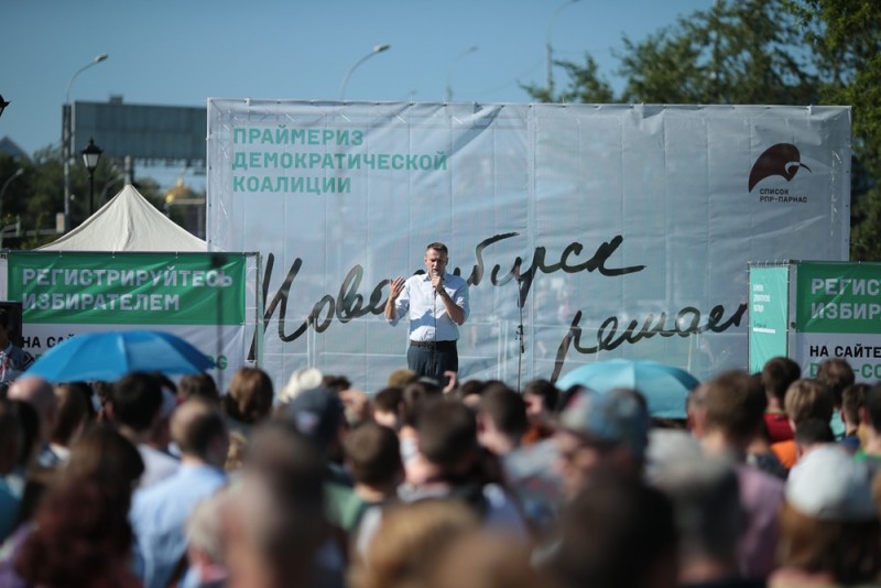 Navalny in Novosibirsk, June 7, 2015. Photo by Alexey Konstantinov. Navalny.com.